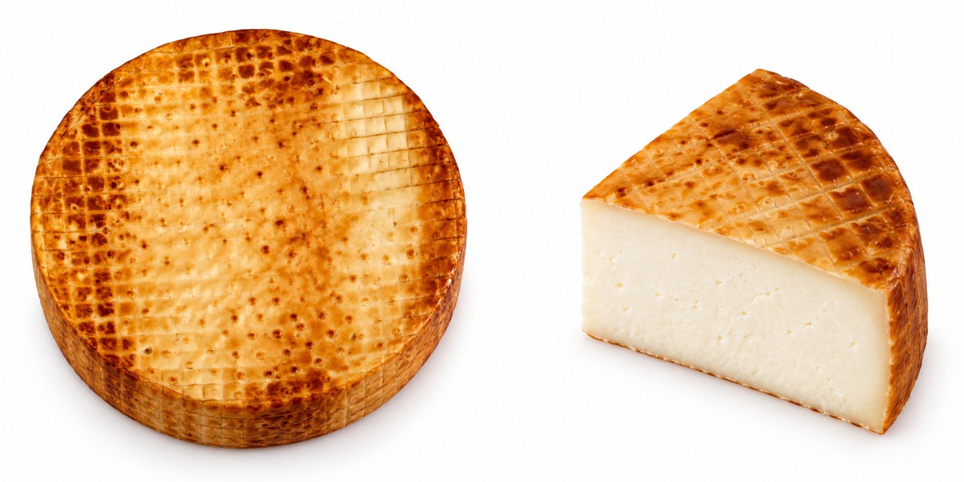 Smoked Semi-mature Goat Cheese